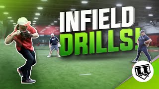 THE TOP 4 INFIELD DRILLS Implement These Into Your Next Practice amp Watch Your Infielders Dominate [upl. by Enilram]