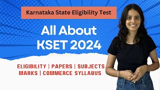 KSET 2024 Preparations  Kset 2024 Commerce Syllabus  KSET Commerce Classes 2024 [upl. by Linet]