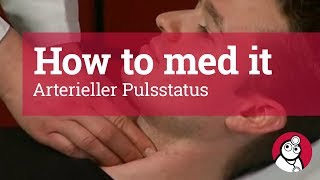 How to med it Arterieller Pulsstatus [upl. by Eceerahs]