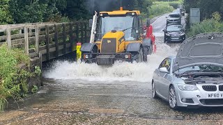 Rufford Ford  Vehicles vs Flooded Ford compilation  29 [upl. by Dimmick]