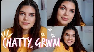 Chatty GRWM  Dyeing my hair College and Christmas  Sophie Clough [upl. by Ursas568]