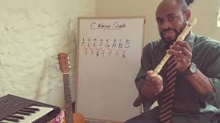 C Major scale Tutorial on the Recorder Tutorial [upl. by Zelda210]