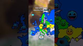 How safe is your country from floods europe map geography mapping edit flag history shorts [upl. by Rufe]