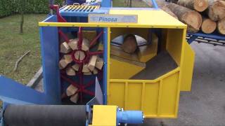 PINOSANET EPC 400 WORLDS FASTEST FIREWOOD PROCESSOR PREVIEW BRENNHOLZ BOIS DE CHAUFFAGE [upl. by Baynebridge656]