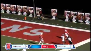 Saraland 22 Sean Long makes a move and goes 62 yards untouched on a TD run [upl. by Donnelly129]