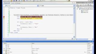 Visual Basic  Visual Studio Video Tutorial  Basic Debugging [upl. by Ahsaeyt]