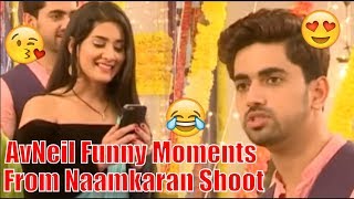 Zain amp Aditi Funny Moments From Naamkaran BTS [upl. by Schargel]