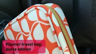 Travel planner bag purse edition [upl. by Ylrebmek]