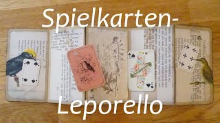 Leporello aus Spielkarten  einfach schnell amp hübsch [upl. by Terrijo]