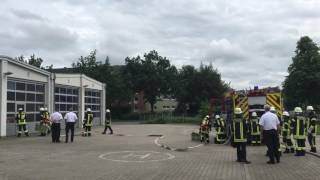 Abschlussübung der Feuerwehr Hückelhoven Modul 3 [upl. by Lezlie]