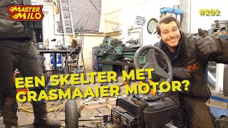 Grasmaaier motor op skelter bouwen 202 [upl. by Ahsoem673]