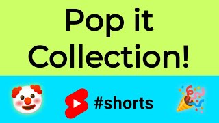 My Mini Pop it Collection 🤡🥸 shorts [upl. by Shandy]