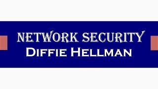 Diffie Hellman [upl. by Htezzil]