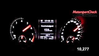 Vw Golf 6 18 TSI DSG Acceleration Topspeed [upl. by Ettenaj374]