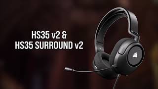 Introducing CORSAIR HS35 v2 – It’s an Audio Advantage [upl. by Enomys]