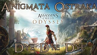 Assassins Creed Odyssey Dye Dye Dye Ainigmata Ostraka Solution Achaia 100 Completion [upl. by Tommi551]