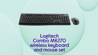 Logitech Combo MK270 Wireless Keyboard amp Mouse Set  Product Overview [upl. by Adaliah]