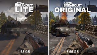 Arena Breakout Original Version VS Lite Version Comparison [upl. by Bamberger]