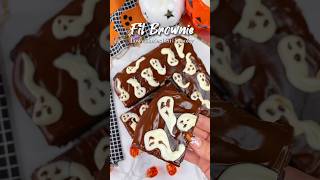 FIT BROWNIE Z FASOLI 👻 brownies fitciasto bezglutenu bezcukru fitprzepisy halloween2023 [upl. by Samala]