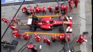 F1 Pit Stops 1950 vs 2013 Quick Changeover  SMED [upl. by Nelyk]