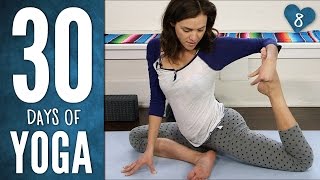 Day 8  Yoga For Healing amp Meditation  30 Days of Yoga [upl. by Ynnad]