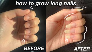 HOW TO GROW LONG NAILS tips for healthy amp strong nails  Ep 3 💅🏻 [upl. by Htbazile78]