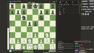 Tyler1 Gets 1700 Elo in Rapid Chess [upl. by Hakvir]