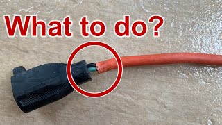 Fix Damaged Extension Cord Plugs Save  by Repairing it Yourself [upl. by Hoban338]