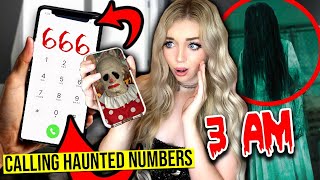 Calling HAUNTED Numbers You Should NEVER Call at 3AM [upl. by Ahsatal]