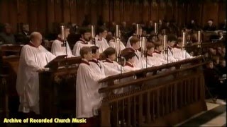 BBC TV Choral Evensong York Minster 1996 Philip Moore [upl. by Reo227]