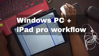 PaperlessStudent My Windows PC and iPad pro workflow Paperless Productivity [upl. by Sutphin]