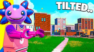 I Built TILTED TOWERS in LEGO Fortnite ft Caylus [upl. by Jammin677]