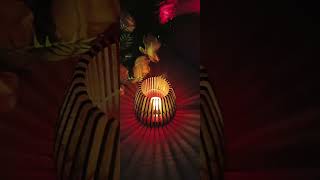 Laser Cut Tealight Candle Holder Wooden Tea Light Candle Holder LED Night Light Lamp Design [upl. by Deaner]