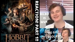 THE HOBBIT Desolation of Smaug REACTION PART 1 LEGOLAS IS BACK [upl. by Jillian20]