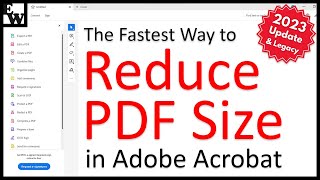 The Fastest Way to Reduce PDF Size in Adobe Acrobat [upl. by Ives]