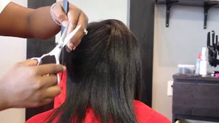 How to Trim Split Ends Like a Pro [upl. by Laenej]