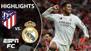 LATE MADRID DERBY EQUALIZER 🔥 Atletico Madrid vs Real Madrid  LALIGA Highlights  ESPN FC [upl. by Denzil]