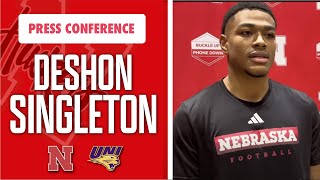 S Deshon Singleton talks win over UNI [upl. by Kwan496]