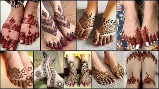 Feet Mehndi Designs  Cute Simple Easy Foot Mehndi Design  Feet Henna Design  Foot Henna Designs [upl. by Bat]