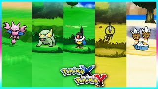 Pokemon X amp Y  GligarElectrikeChatotKlefki amp Binacle Locations [upl. by Annij]