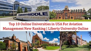 Top 10 Online Universities in USA For Aviation Management New Ranking [upl. by Aitsirt]