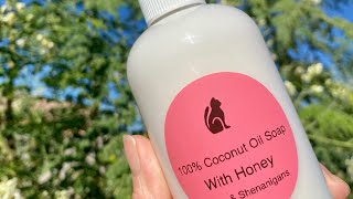 100 Coconut Oil Liquid Soap Makes 3 Gallons [upl. by Aviv]