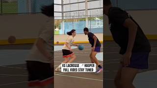 BEST LACROSSE 🥍 HOOPER 😮 shorts basketballshorts streetball 1on1 1v1 [upl. by Atnauq161]