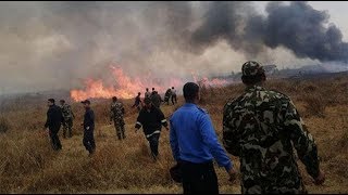 USBangla plane crashes at TIA [upl. by Iht]