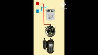 compressor to capacitor full wiring 15 ton AC [upl. by Davison807]