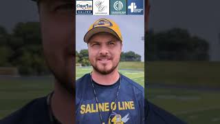 Saline football Kyle Short coach talks about camp [upl. by Nevaed]