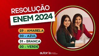 Resolução Enem 2024  Autoria Linguagem  Questão 29  Linguagens prova amarela [upl. by Islaen]