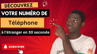 Découvrez votre numéro de téléphone à létranger en 5 secondes [upl. by Opal]