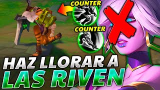 😈¡Este MAIN RIVEN me ROBA RIVEN y SACO EL CAMPEON que PUEDE HUMILLARLA SIN PENSAR A NIVEL 1 [upl. by Ahsitaf72]