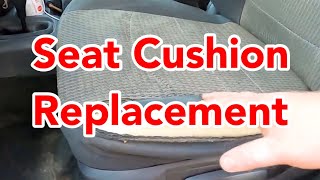 Remove And Replace Your Driver Seat Cushion In Your Ram Truck 1500 2500 3500 [upl. by Saxon]